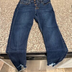 Hollister High Rise super skinny Dark Blue Jeans